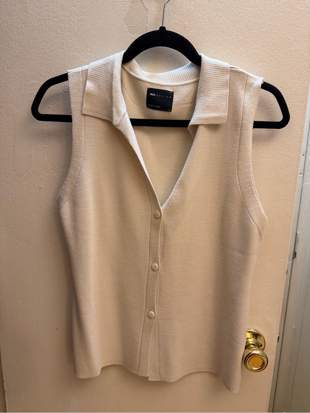 ASOS cream knit top
